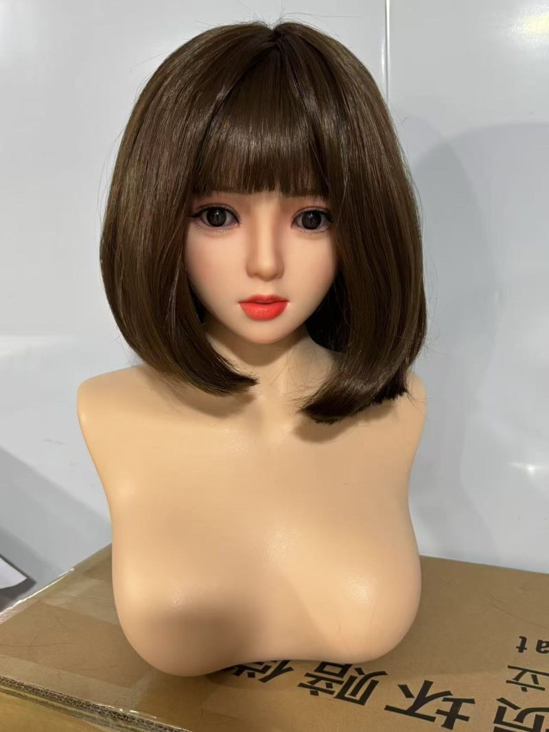 Đầu silicone cấy tóc , khoang miệng lưỡi mô phỏng JP- A12